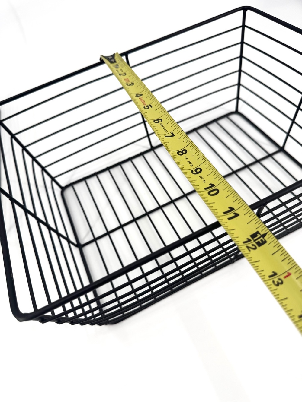 Set-of-2 Black Metal Wire Nesting (Large/Small) Baskets - Picture 12 of 13